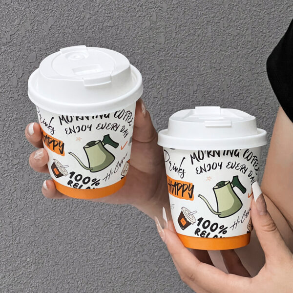 Eco-Friendly Double-Layer Paper Cups (Hot Drink Special)