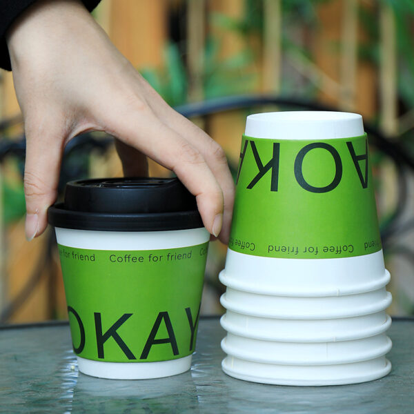 Eco-Friendly Double-Layer Paper Cups (Hot Drink Special)