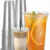 Food-Grade PET Clear Plastic Cups (Disposable/Reusable)